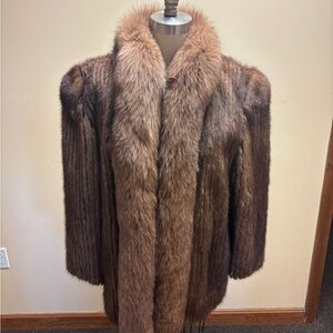Luxurious Brown Fur Coat